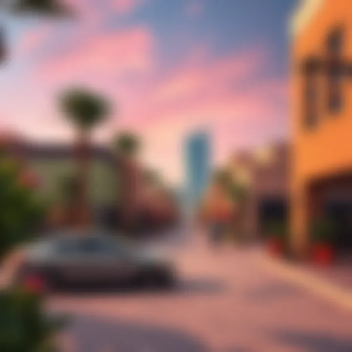 Vibrant community spaces within Ras Al Khor Industrial Area 3 offering lifestyle amenities.