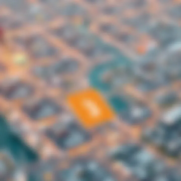 Strategic location map highlighting Ras Al Khor Industrial Area 3's connectivity.