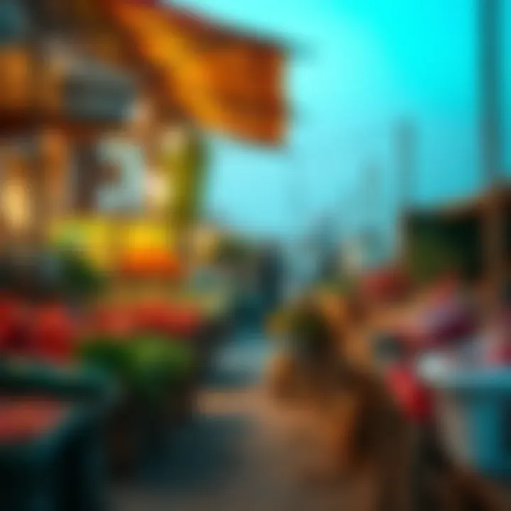 Historical stalls showcasing traditional vegetable varieties