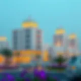 Stunning view of Ras Al Khor Samari Residence showcasing unique architectural design