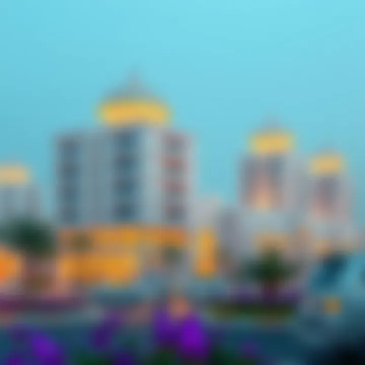 Stunning view of Ras Al Khor Samari Residence showcasing unique architectural design