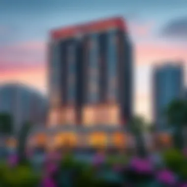 Luxurious residential buildings in Rose 6 Tecom highlighting lifestyle options