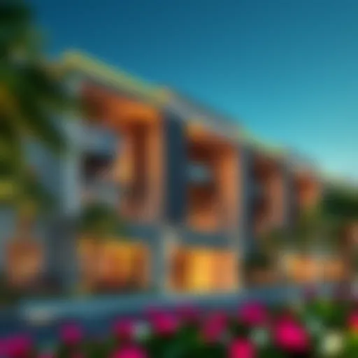 Stunning architectural design of Rose Residence