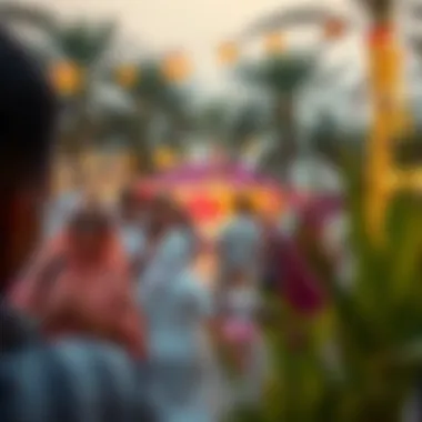 Cultural Celebration in Sahara Meadows Community gathering at a cultural event in Sahara Meadows