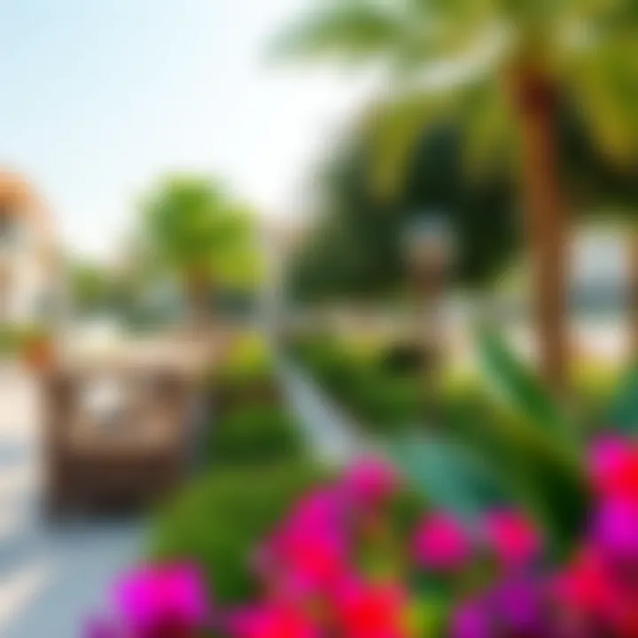 Lush community amenities available in Samari Residence