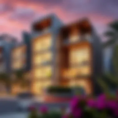 Modern exterior view of Samari Residence showcasing unique architecture