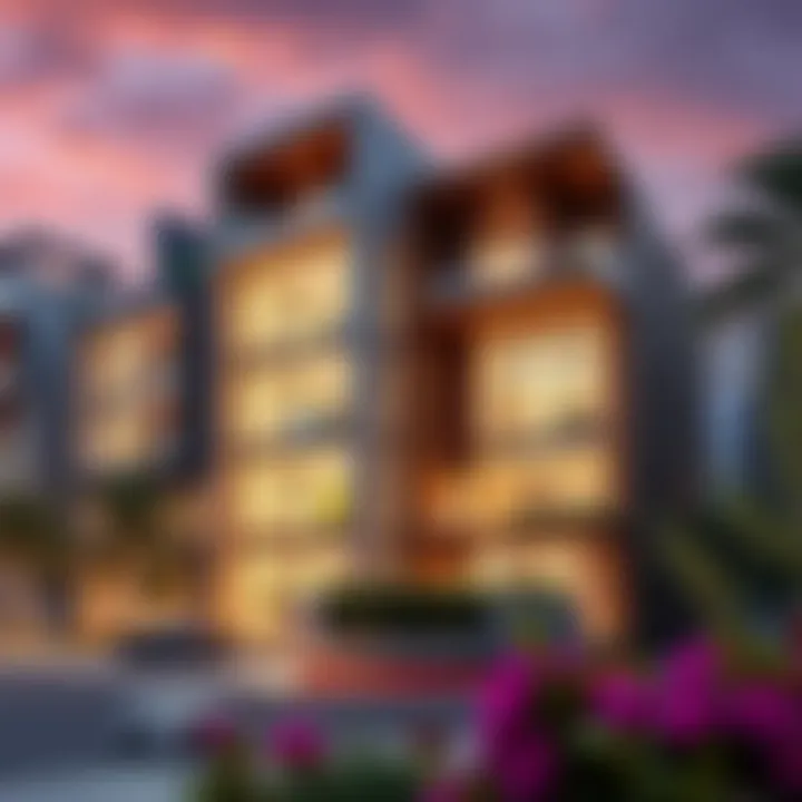 Modern exterior view of Samari Residence showcasing unique architecture