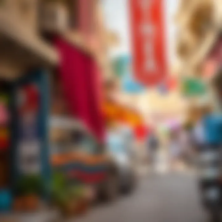 Life and Culture on the Streets of Satwa Vibrant street scene in Satwa