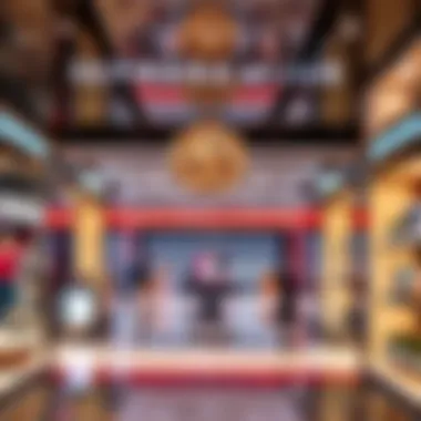 Inside Sephora at JBR An elegant interior view of Sephora's JBR store