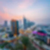 Panoramic view of Sheikh Mohammed Bin Rashid City showcasing modern architecture