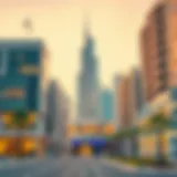 Modern architecture in Silicon Oasis