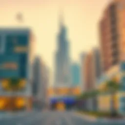 Modern architecture in Silicon Oasis