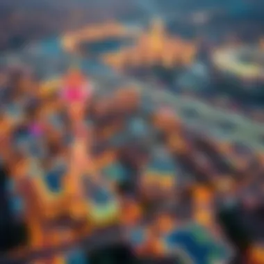 Aerial view of Silicon Oasis and its technological landscape