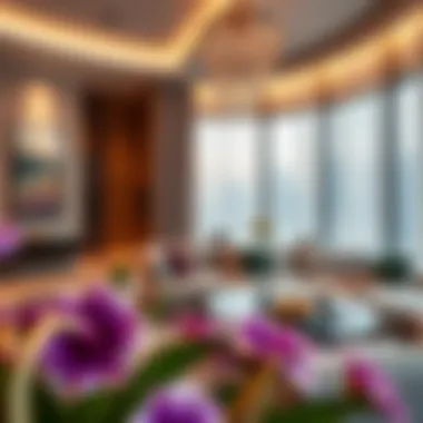 Luxurious interior design of a residential unit in Spring Oasis Tower