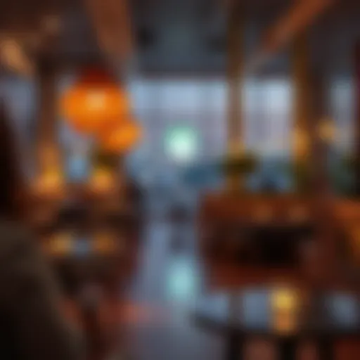 Interior design showcasing the cozy ambiance of Starbucks Reservoir