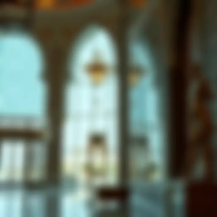 Intricate interior details reflecting cultural elements within the Al Kaabi Building