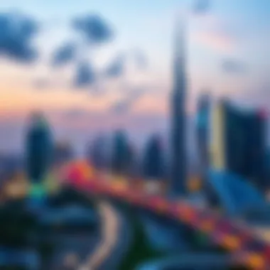 A city skyline showcasing iconic architecture that symbolizes international status