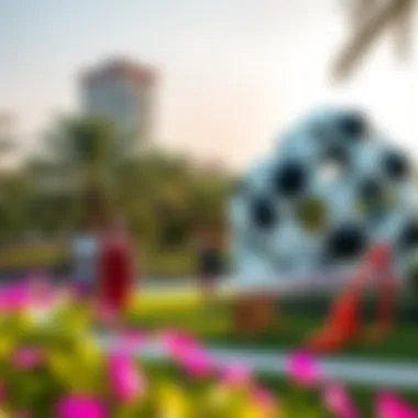 A vibrant community park within The Greens offering recreational activities