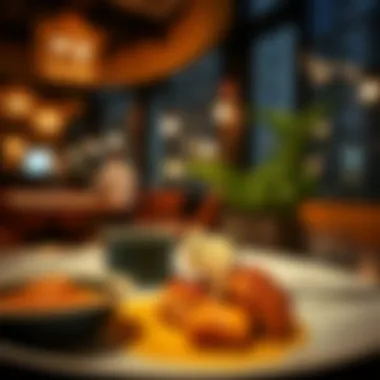 Culinary Artistry at The Hamptons Cafe A beautifully presented dish from The Hamptons Cafe menu