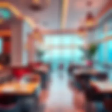 Interior Elegance of The Hamptons Cafe Elegant interior design showcasing the cafe's unique style