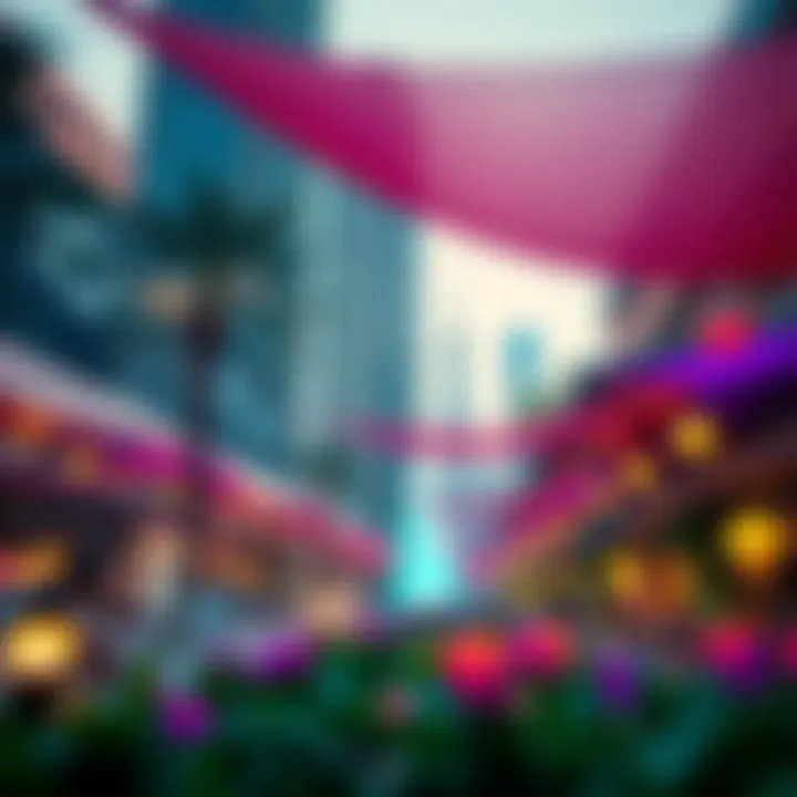 Cultural Community Space of Jewels Tower A vibrant community space surrounding the Jewels Tower enriched with cultural elements