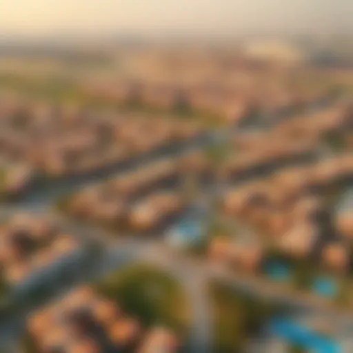 Aerial View of Arabian Ranches 1 Aerial view showcasing Arabian Ranches 1 community layout