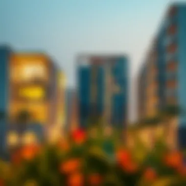 A stunning view of The Wings, Arjan showcasing modern architectural designs