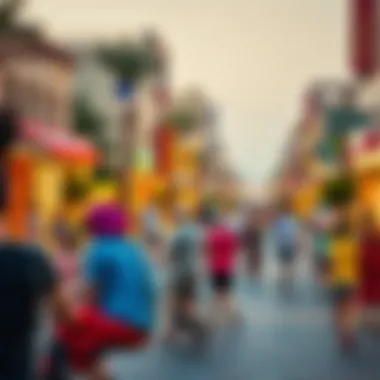 Vibrant community life in The Wings, Arjan with people enjoying leisure activities