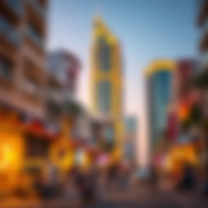 Vibrant community life surrounding Tiara East Tower