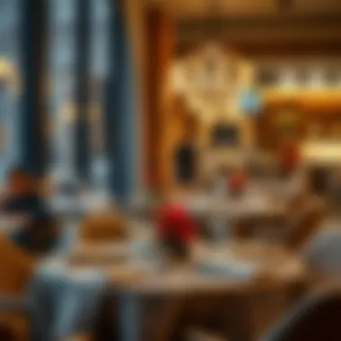 Sophisticated Ambiance Elegant dining setup at Trattoria by Cinque