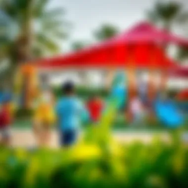 Children enjoying the playground area at Umm Suqeim Park