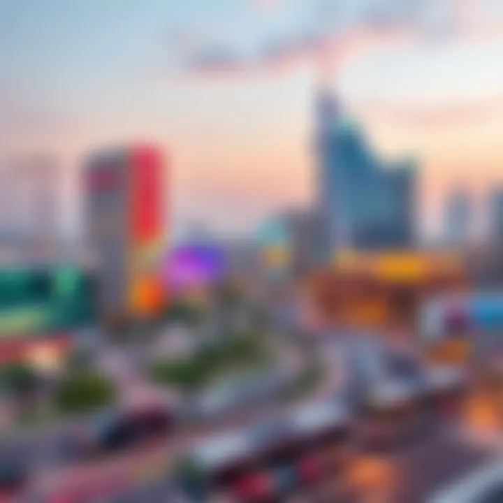 Scenic view of Silicon Oasis