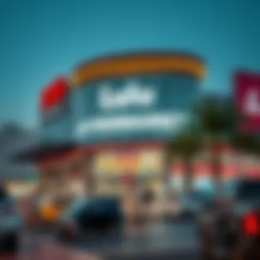 Prime Location of Lulu Hypermarket Convenient location of Lulu Hypermarket in Al Barsha