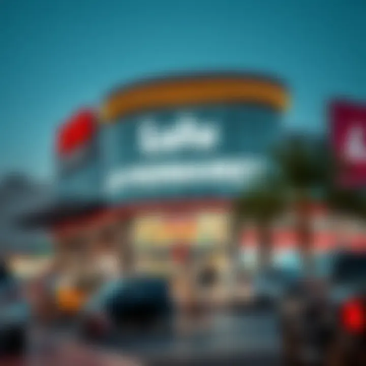 Prime Location of Lulu Hypermarket Convenient location of Lulu Hypermarket in Al Barsha