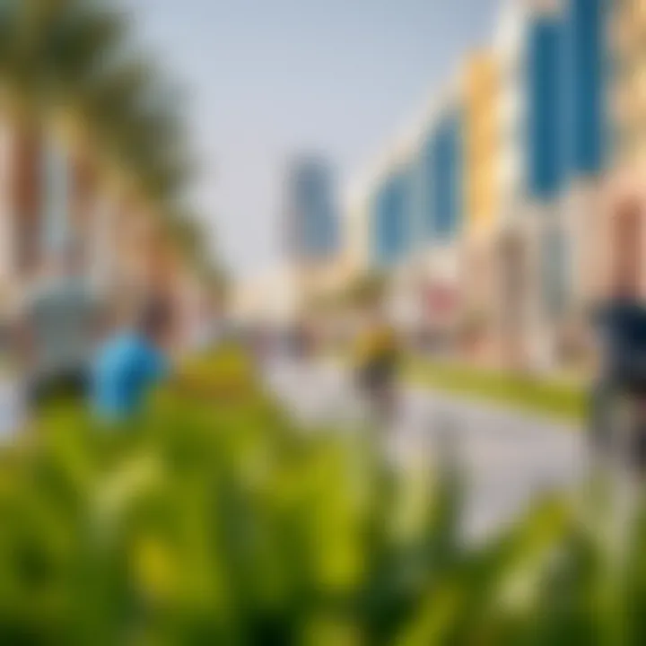 Outdoor Activities in Optimal Weather in Al Quoz Residents engaging in outdoor activities during ideal weather conditions in Al Quoz