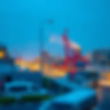 An illustration representing seasonal changes and their effects on local industries in Al Quoz