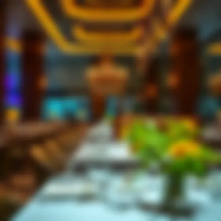 An inviting interior of a fine dining restaurant