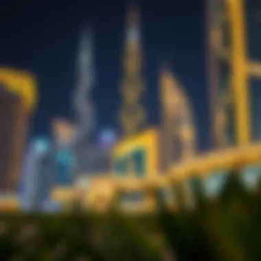 Nighttime illumination of Wasl Crystal IV