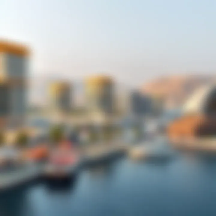 Artist's impression of future developments planned for Wasl Port