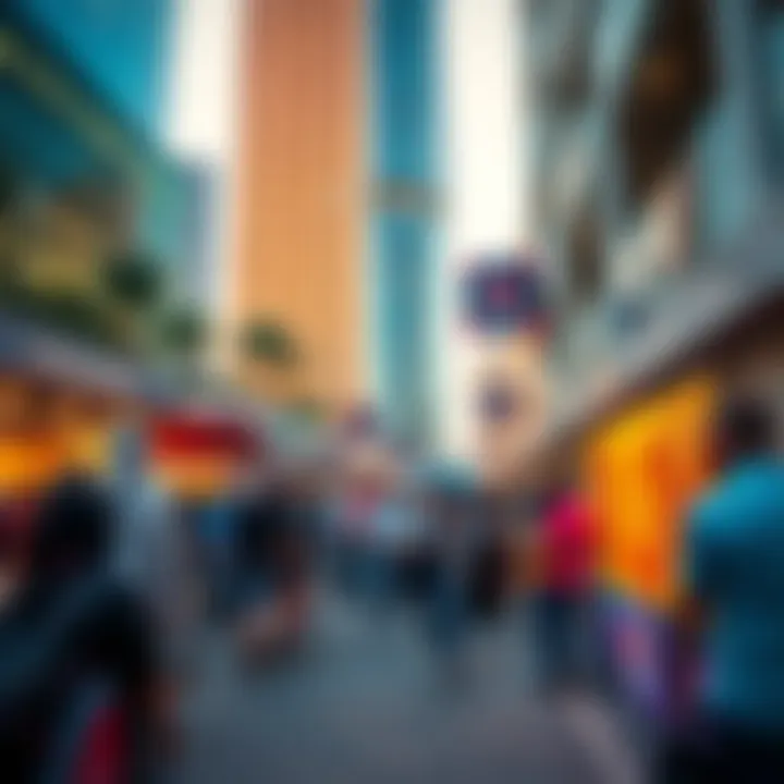 Community Engagement at Wasl Tower A vibrant community event hosted around Wasl Tower