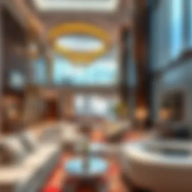 Luxury Interiors of Wasl Tower Interior features of Wasl Tower highlighting luxury amenities