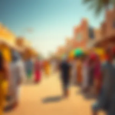 Cultural event taking place in Wasl Village