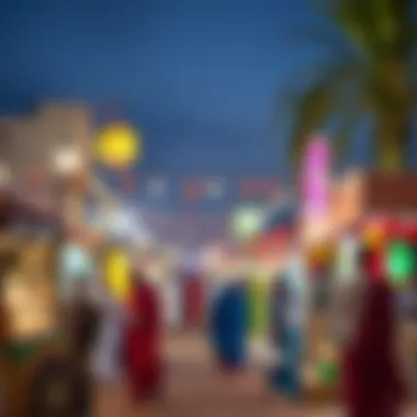 Cultural Festival in Wasl Village Cultural festival scene in Wasl Village