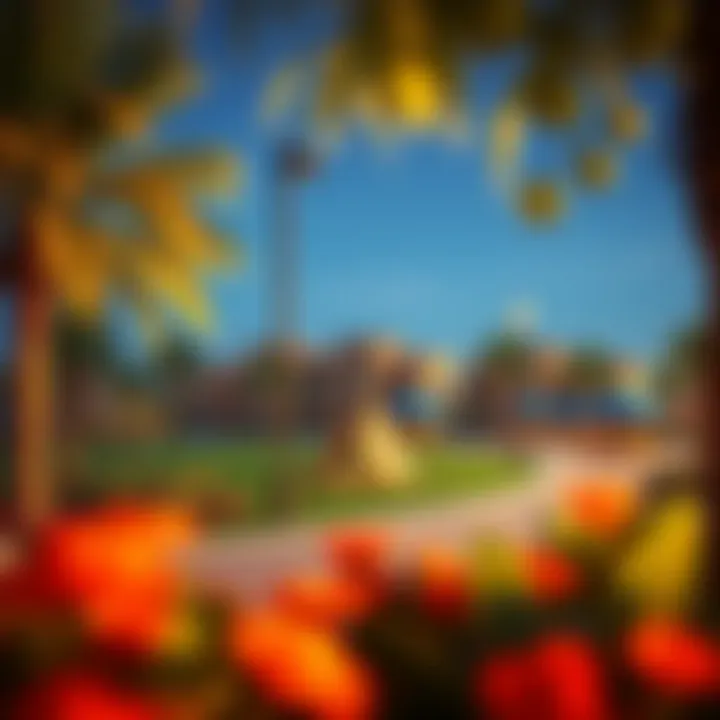 Scenic views of community parks and recreational areas